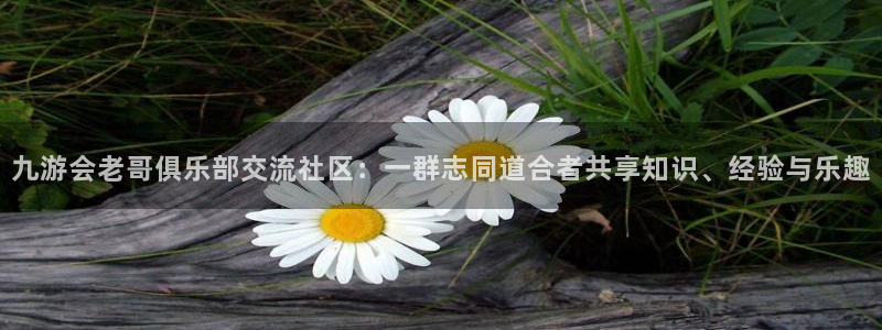 壹号大舞台下载：九游会老哥俱乐部交流社区：一群志同道合者共享知识、经验与乐趣