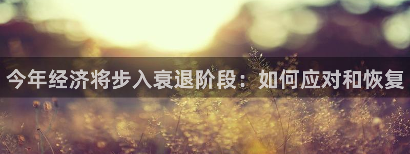 摩登7app新版上线体验.游戏更新入口.中国：今年经济将步入衰退阶段：如何应对和恢复